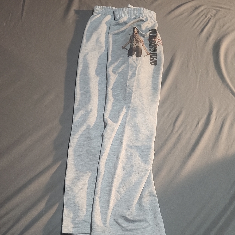 Women's Gray Walking Dead Design Sweatpants